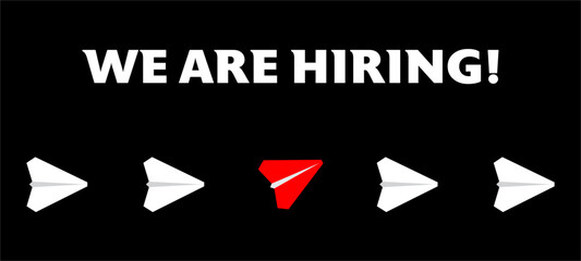 We are hiring concept illustration