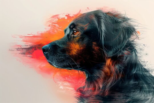 abstract background in colors and patterns for  Take Your Dog to Work Day or Bring Your Dog To Work Day