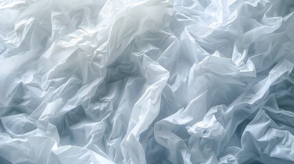 Obraz premium a background pattern made of white plastic bags