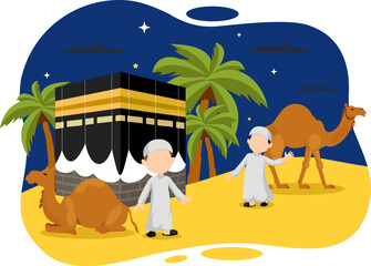 Fototapeta premium Handing Over Sacrificial Animals During Eid Al-Adha