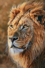 Fototapeta premium portrait of a lion