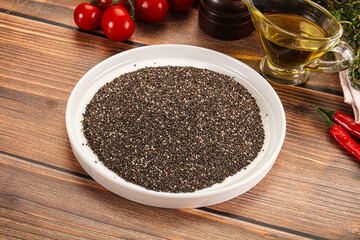 Vegan cuisine - Chia seeds for cooking