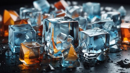 glass with ice