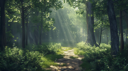 Peaceful Forest Path