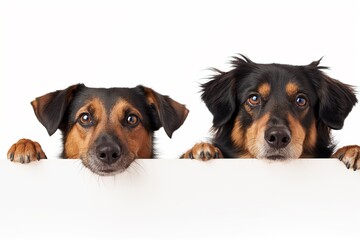 Adorable dogs sitting together, showcasing the love, joy, and happiness they bring to family life....