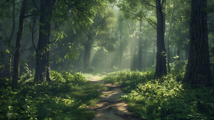 Peaceful Forest Path