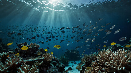 Naklejka premium Underwater Wonders/ The Aquatic Realm