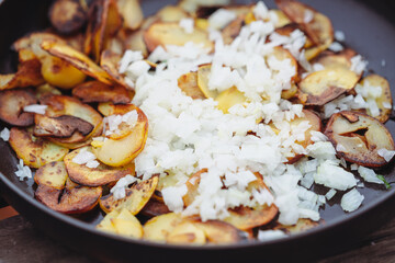 Bratkartoffeln Herstellung 