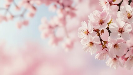 Fototapeta premium beautiful cherry blossoms