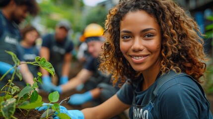 Empowering Community Change: Diverse LGBTQ+ Activists Unite for Neighborhood Clean-Up Campaign