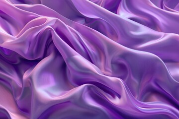 Obraz premium A purple fabric with a wave pattern