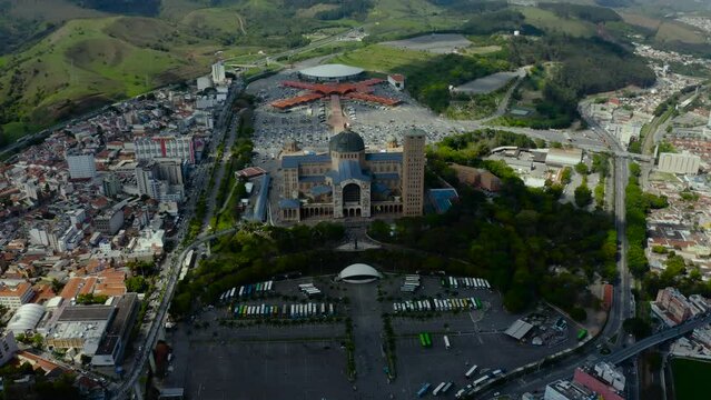 National Sanctuary of Our Lady of Aparecida. City of Aparecida do Norte. Sao Paulo state, Brazil. 