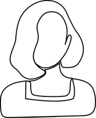Woman Outline Style