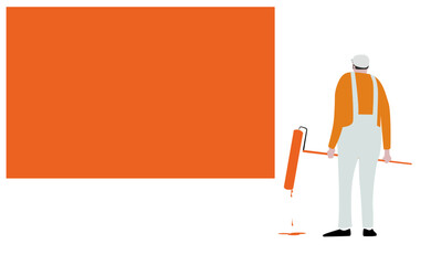 Pintor naranja 02