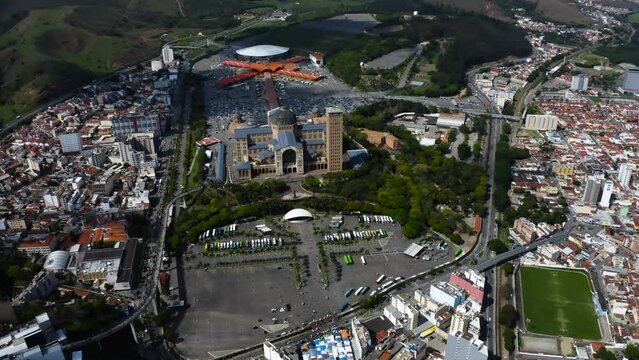 National Sanctuary of Our Lady of Aparecida. City of Aparecida do Norte. Sao Paulo state, Brazil. 
