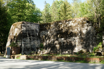 Ruins of a bunker in Wolf's Liar - Gierloz, Poland