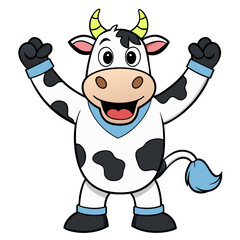 cow cartoon character