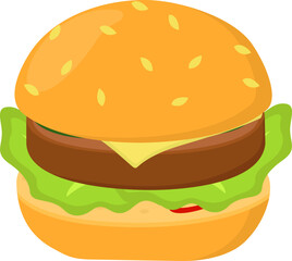 Hamburger Illustration