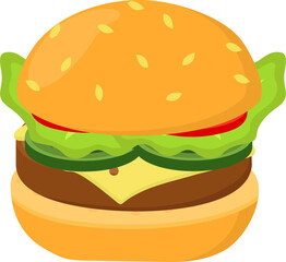 Hamburger Illustration