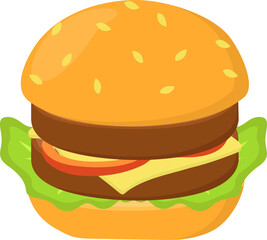 Hamburger Illustration