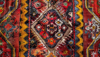 Old persian carpet texture, abstract ornament. Traditional rug