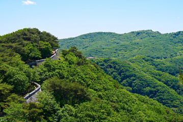 南漢山城の城郭（韓国）