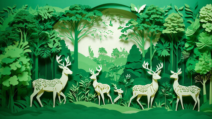 giraffe in the woods