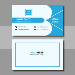 Creative modern Corporate Business card design template, Clean professional business card template, visiting card, business card template for business and personal use. Vector illustration design