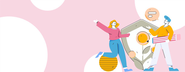 Internet financial management investment flat vector concept operation hand drawn illustration
