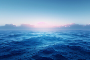 Fototapeta premium sea and sky with clouds