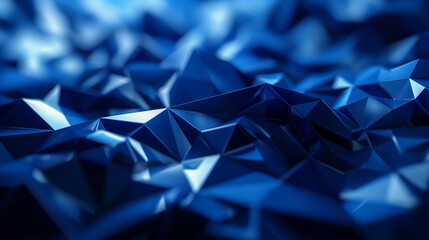 a close up of a bunch of blue origami paper stars