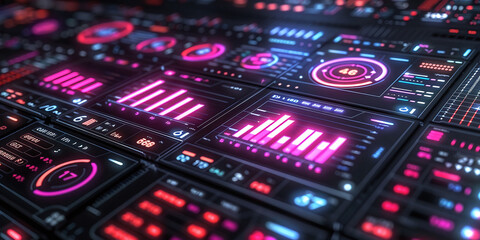 Obraz premium Diagram showcasing disruptive technology solutions in the insurance industry that are driving digital innovation and creativity. Conceptual insurance, technological solutions breakthrough technologies