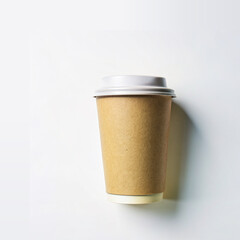 Paper cup coffee hot for decoration