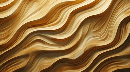 Graceful Waves in Wooden Surface Texture