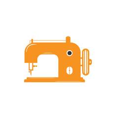 Manual sew machine vector icon.