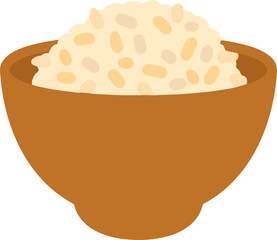 Five-grain rice illustration material, five-grain rice, health, rice, food, rice, nutrition, fresh, illustration, vector,