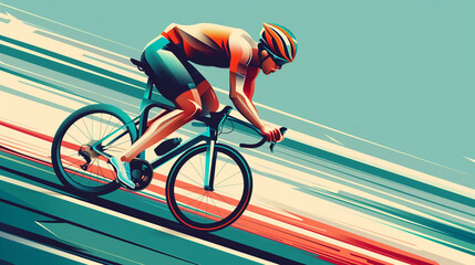 cyclist riding a bike