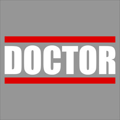 Doctor Hospital Medical Clinic Worker Text Logo
