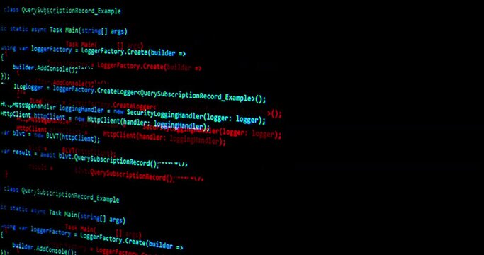 hacker programmer writes malicious code on laptop, cyber security concept