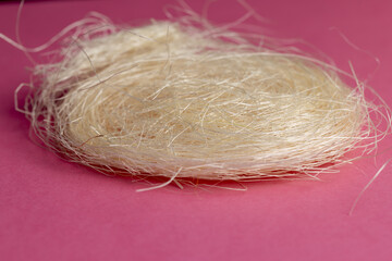 randomly wound synthetic threads for handmade products