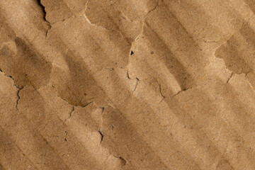 old corrugated cardboard for storage and transportation