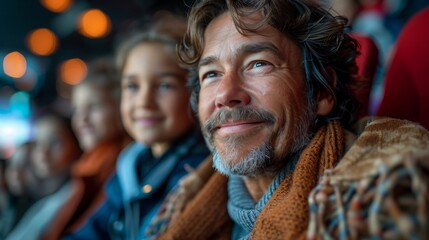 Unified Love: Two Dads Embracing Family Togetherness at Community Theater Performance