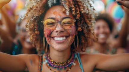 Fototapeta premium Empowering Diversity: LGBTQ+ Activists Unite for Community Art Project