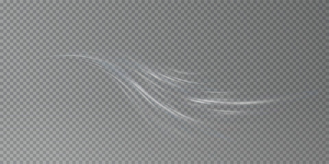 Stream of fresh wind png. Imitation of the exit of cold air from the air conditioner. Cold winter wind texture. Holiday vector blizzard. Christmas effect of a cold blizzard. Vector PNG.	
	

