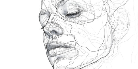 Ultimate Guide to Captivating Line Drawings of Girl's Faces, Mastering Line Art