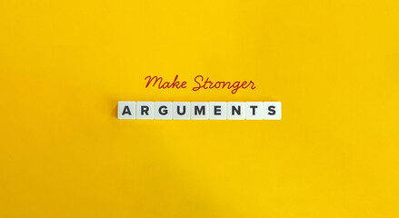 Make Stronger Arguments Banner.