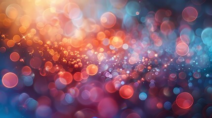 A close-up of a particle in an abstract background, with a bokeh effect that blurs the background.