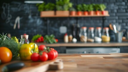 kitchen themed background