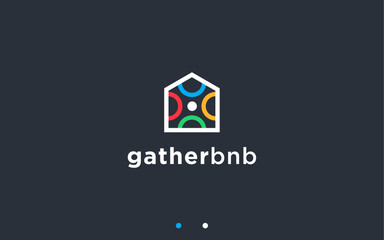 home team logo design vector silhouette illustration