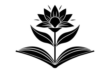 A blooming flower vector artwork illustration 